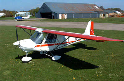 fixed wing 3 axis microlight
