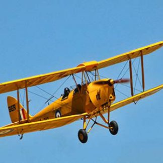Vintage Yellow Tiger Moth war plane © Sid Mosdell 2012